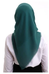 Pamuklu Pano Düz Desensiz Örtü Koyu Yeşil thumbnail 6