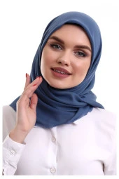 Pamuklu Pano Düz Desensiz Örtü Mavi thumbnail 2