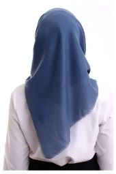 Pamuklu Pano Düz Desensiz Örtü Mavi thumbnail 6