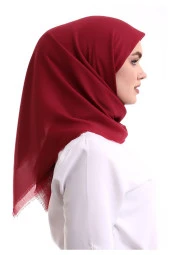 Pamuklu Pano Düz Desensiz Örtü Kırmızı thumbnail 5