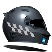 Damalı Kask Motosiklet  Sticker Takımı Reflektif, Floresan, Parlak Düz, Özel Renkler Çınar Extreme - 12