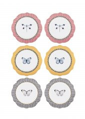 The Mia Mystique Pasta Tabağı 6 Parça 21 cm DNR0044 - 1