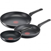Tefal B55691 Titanyum 1X SimpleCook 3'lü Tava Seti 20/24/28 cm - 2100119732 - 1