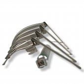 Archer Fiberoptik Flexi Tip (Zor Entübasyon) Macintosh Laringaskop Seti 1-2-3-4 - 3