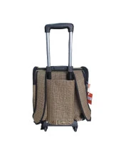 La Vista Kedi ve Köpek Kale Valiz Bej 41-36-27cm - 3