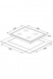 Silverline Ankastre Set( Bo6502b01-3420 B Cla-cs5335b01) - 6