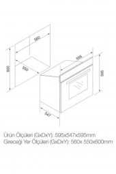 Silverline Ankastre Set( Bo6502b01-3420 B Cla-cs5335b01) - 7