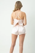 DoReMi Saten Ayarlanabilir Askılı Şortlu Takım thumbnail 4