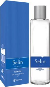 Selin Cam Şişe Limon Kolonyası 180 ml - 1