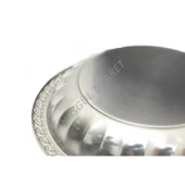 PASLANMAZ ÇELİK MEYVE SALATA TABAĞI 27 cm MISIR KASESİ - 4