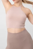 DoReMi Seamless Örme Halter Yaka Büstiyer - 5