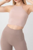 DoReMi Seamless Örme Halter Yaka Büstiyer - 8