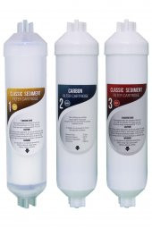 Kapalı Kasa Su Arıtma Cihazı Filtresi 3lü Set - 2