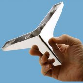 Lüks Mobilya Kanepe Sehpa TV Ünitesi Koltuk Ayağı 10 cm Parlak Krom Baza Ayak thumbnail 5