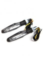 Motosiklet Kayar Led Sinyal Beyaz Angel - 2