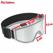 Kayak Gözlüğü Antifog Güneş Kar Şeffaf Snowboard Glasses Ekonomik Seri Gözlük - 4