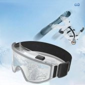 Kayak Gözlüğü Antifog Güneş Kar Şeffaf Snowboard Glasses Ekonomik Seri Gözlük - 5
