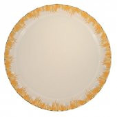 Glore Latte Altın Yaldızlı Cam Tepsi 27089 - 1