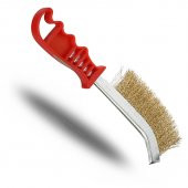 Aletçantam Tel Fırça Eğri Kıvrık Uçlu Mangal Temizleme Fırçası - 1