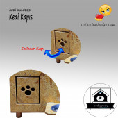 Kedi Kapısı (kedi Kulübesi Kapısı) thumbnail 1