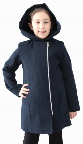 Benitto Kids Kız Çocuk Kaşe Kaban 51223 - 1