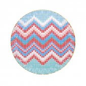 Glore Örgü Altın Yaldızlı 6 Kişilik Cam Servis Tabağı Takımı 28092 - 1