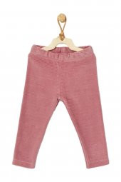 Andywawa Kız Bebek Kadife Koyu Pembe Pantolon AC22365RP - 1