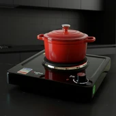 Kunhya Tekli Elektrikli Ocak Tek Gözlü Elektrikli Ocak thumbnail 2