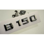B150 Bagaj Krom Metal 3M 3D Yazı Logo - 1