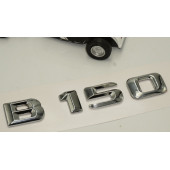 B150 Bagaj Krom Metal 3M 3D Yazı Logo - 3