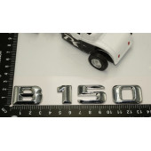 B150 Bagaj Krom Metal 3M 3D Yazı Logo - 5