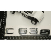 C 63S Bagaj Krom Metal 3M 3D Yazı Logo thumbnail 5