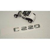 C 220 Bagaj Krom Metal 3M 3D Yazı Logo thumbnail 2