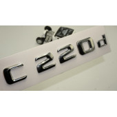 C 220d Bagaj Krom Metal 3M 3D Yazı Logo - 1