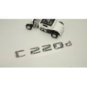 C 220d Bagaj Krom Metal 3M 3D Yazı Logo - 2