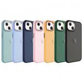 Apple iPhone 13 Kılıf Buzlu Sert PC May Kapak - 1