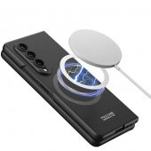 Samsung Galaxy Z Fold 4 Kılıf Wireless Şarj Özellikli Kıpta Magsafe Kapak - 4