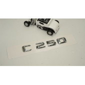 C 250 Bagaj Krom Metal 3M 3D Yazı Logo - 2