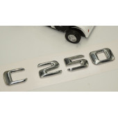 C 250 Bagaj Krom Metal 3M 3D Yazı Logo - 3