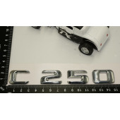 C 250 Bagaj Krom Metal 3M 3D Yazı Logo - 5