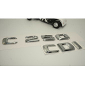 Benz C 250 CDi Bagaj Krom Metal 3M 3D Yazı Logo - 4