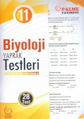 Palme Yayınları 11. Sınıf Biyoloji Yaprak Testleri - 1