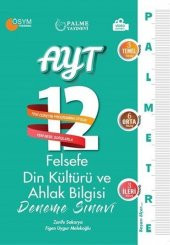 Palme Yayınları AYT Felsefe Din Kültürü ve Ahlak Bilgisi Palmetre 12 Deneme Sınavı - 1