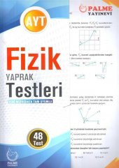 Palme Yayınları AYT Fizik Yaprak Testleri - 1