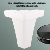 Venüs Lüks Mobilya Kanepe Sehpa Tv Ünitesi Koltuk Ayağı 14 Cm Beyaz Baza Ayakları thumbnail 3