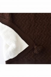 Bibaby 64570 Hasır Triko İçi Welsoft Bebek Battaniyesi 90x100 cm. - 5