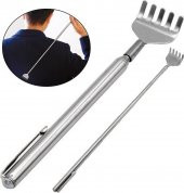 2 Adet Teleskobik Sırt Kaşıyıcı Metal Kaşağı Kaşıma Aleti Sırt Kaşıma Aparatı Metal 51 Cm - 1
