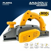 Anadolustrong ANS1024 800W Metal Şanzıman Çift Bıçaklı 82mm Derinlik Ayarlamalı - 4