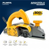 Anadolustrong ANS1024 800W Metal Şanzıman Çift Bıçaklı 82mm Derinlik Ayarlamalı - 6