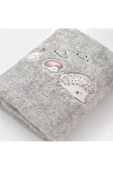 Bibaby Basic Forest Welsoft Battaniye Gri 90x100 cm. - 2